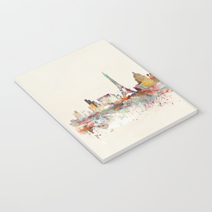 paris city skyline Notebook Gallery Image 3