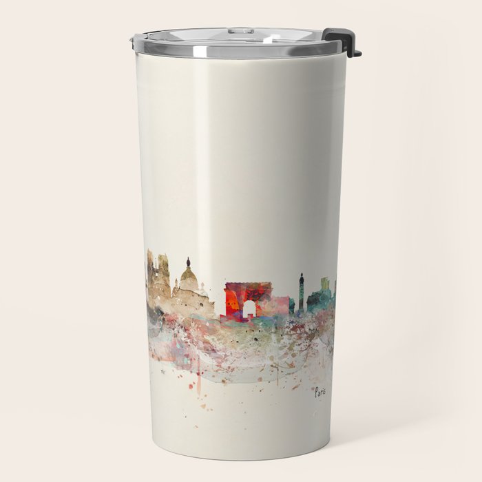 paris city skyline Travel Mug Gallery Image 2
