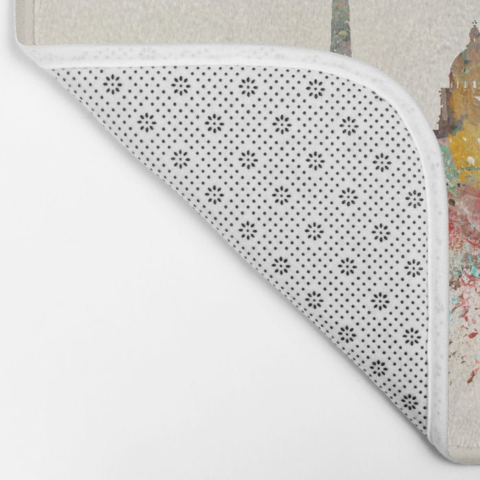 paris city skyline Bath Mat Gallery Image 2