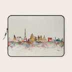 paris city skyline Laptop Sleeve Gallery Image 1