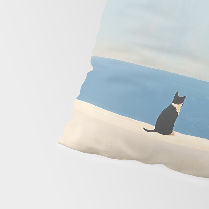 Quiet Cat by the Sea Pillow Sham Gallery Image 4