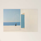 Quiet Cat by the Sea Welcome Mat Gallery Image 1