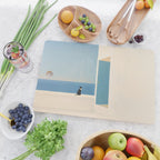 Quiet Cat by the Sea Cutting Board Gallery Image 2