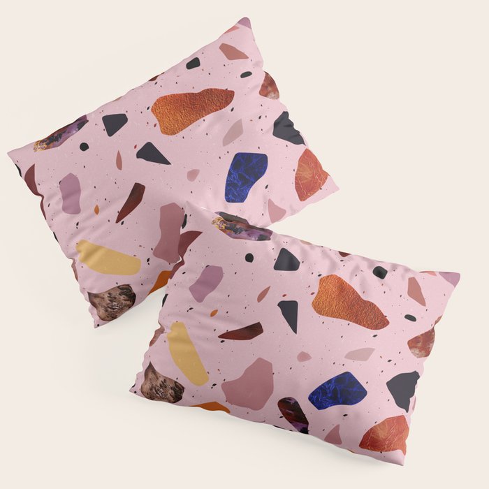 Terrazzo Rosé Pillow Sham Gallery Image 3