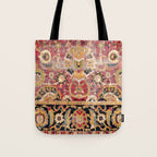 Esfahan Central Persian 17th Century Fragment Print Tote Bag Gallery Image 1