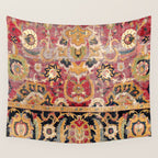 Esfahan Central Persian 17th Century Fragment Print Wall Tapestry Gallery Image 4