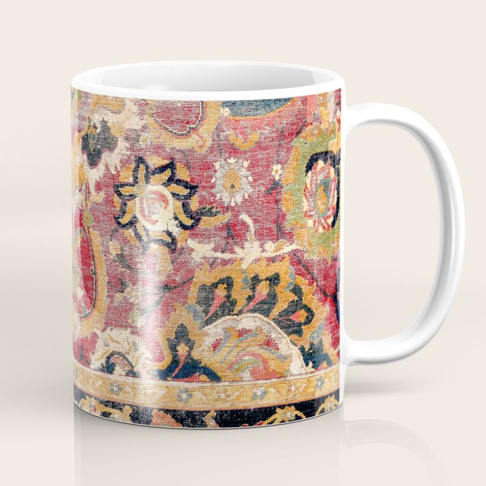 Esfahan Central Persian 17th Century Fragment Print Coffee Mug Gallery Image 1