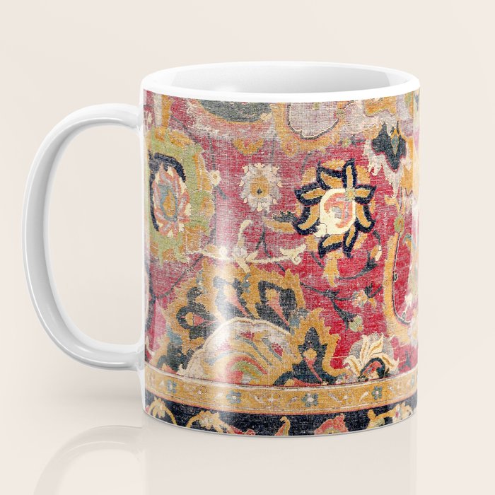 Esfahan Central Persian 17th Century Fragment Print Coffee Mug Gallery Image 3