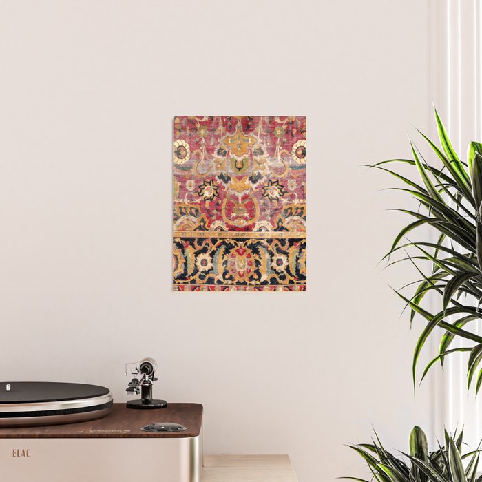 Esfahan Central Persian 17th Century Fragment Print Poster Gallery Image 2