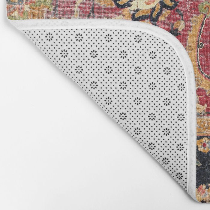 Esfahan Central Persian 17th Century Fragment Print Bath Mat Gallery Image 2