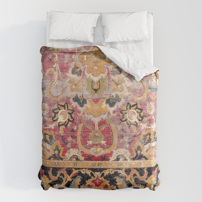 Esfahan Central Persian 17th Century Fragment Print Duvet Cover Gallery Image 6