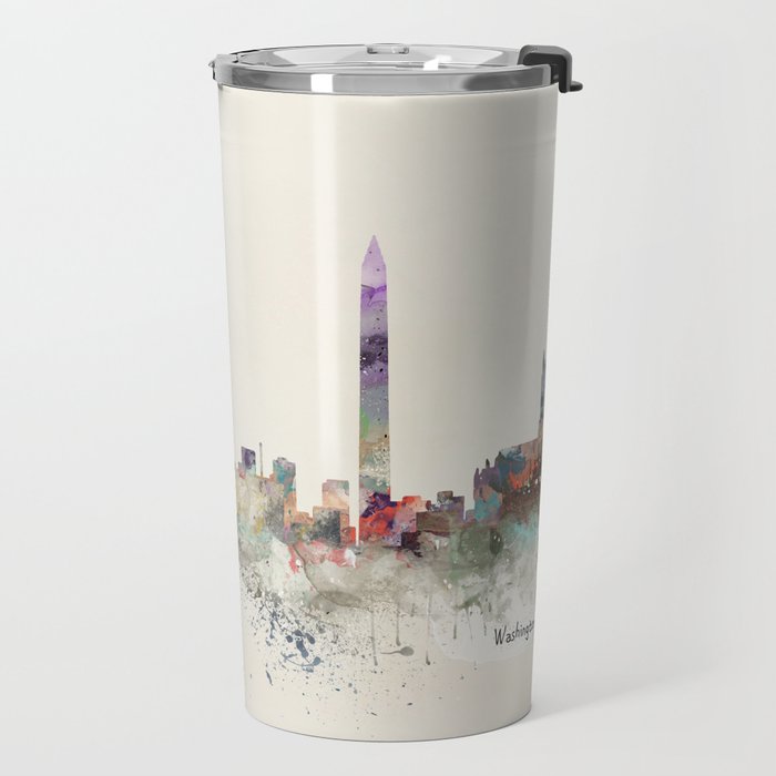washington dc skyline Travel Mug Gallery Image 2