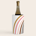 Whimsical Rainbow in Earthy Colors Wine Chiller Gallery Image 2