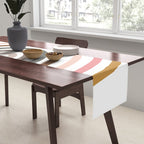 Whimsical Rainbow in Earthy Colors Table Runner Gallery Image 2