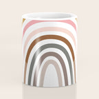 Whimsical Rainbow in Earthy Colors Coffee Mug Gallery Image 4