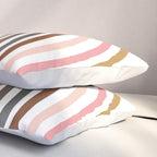 Whimsical Rainbow in Earthy Colors Pillow Sham Gallery Image 3
