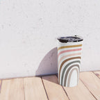 Whimsical Rainbow in Earthy Colors Travel Mug Gallery Image 4