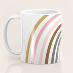 Whimsical Rainbow in Earthy Colors Coffee Mug Gallery Image 3