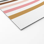 Whimsical Rainbow in Earthy Colors Welcome Mat Gallery Image 2