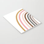 Whimsical Rainbow in Earthy Colors Notebook Gallery Image 3