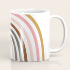 Whimsical Rainbow in Earthy Colors Coffee Mug Gallery Image 1