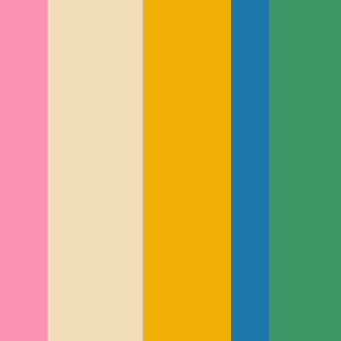 Cheerful Retro Modern Vertical Stripe Pattern Blue Green Mustard Pink Coffee Mug Gallery Image 2