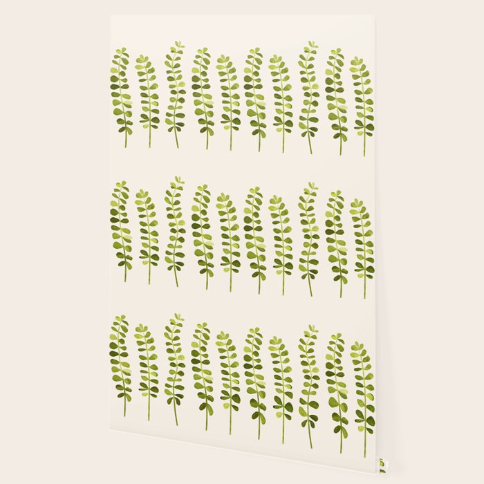 Eucalyptus Sprouts - Cute Plant Illustration Wallpaper Gallery Image 2