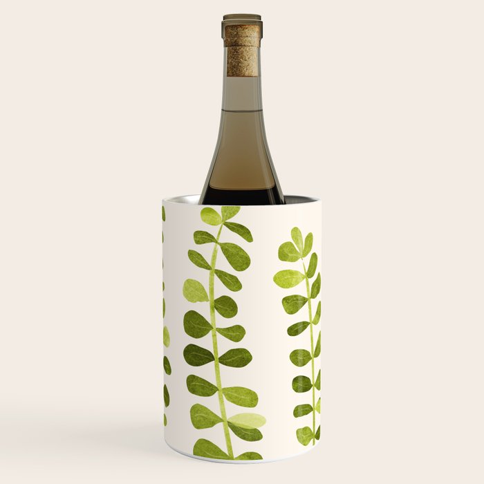 Eucalyptus Sprouts - Cute Plant Illustration Wine Chiller Gallery Image 3