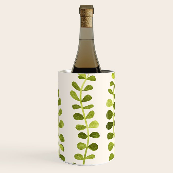Eucalyptus Sprouts - Cute Plant Illustration Wine Chiller Gallery Image 1