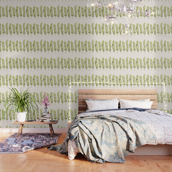 Eucalyptus Sprouts - Cute Plant Illustration Wallpaper Gallery Image 3