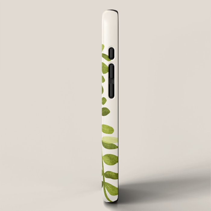 Eucalyptus Sprouts - Cute Plant Illustration iPhone Case Gallery Image 2