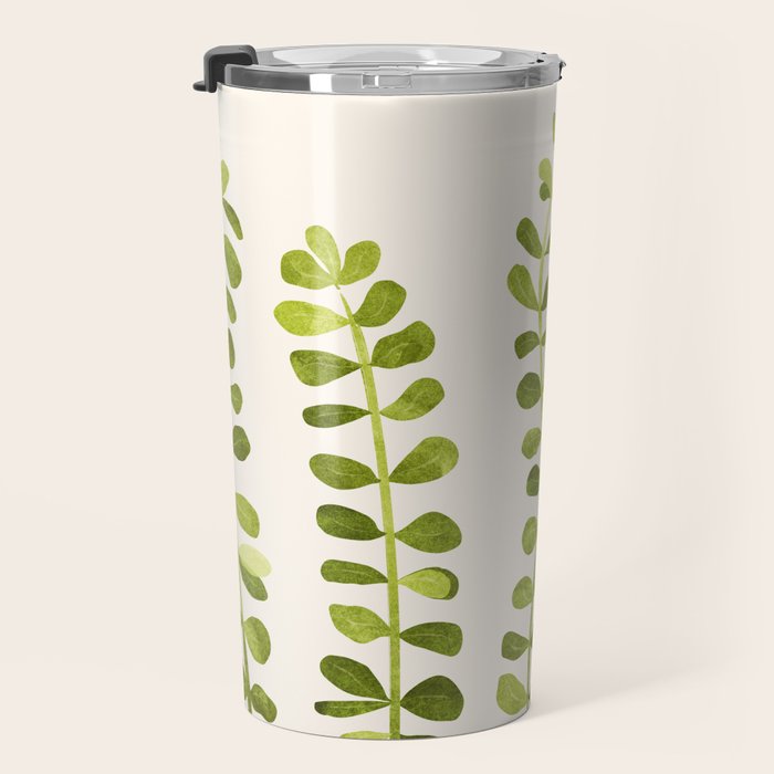 Eucalyptus Sprouts - Cute Plant Illustration Travel Mug Gallery Image 3