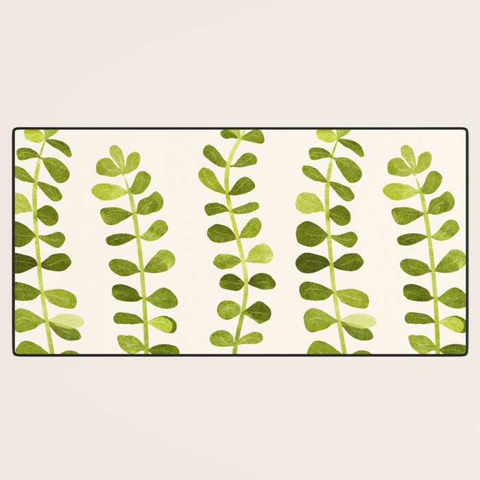 Eucalyptus Sprouts - Cute Plant Illustration Desk Mat Gallery Image 3