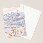 Parisian Rooftop Stationery Card Gallery Image 2