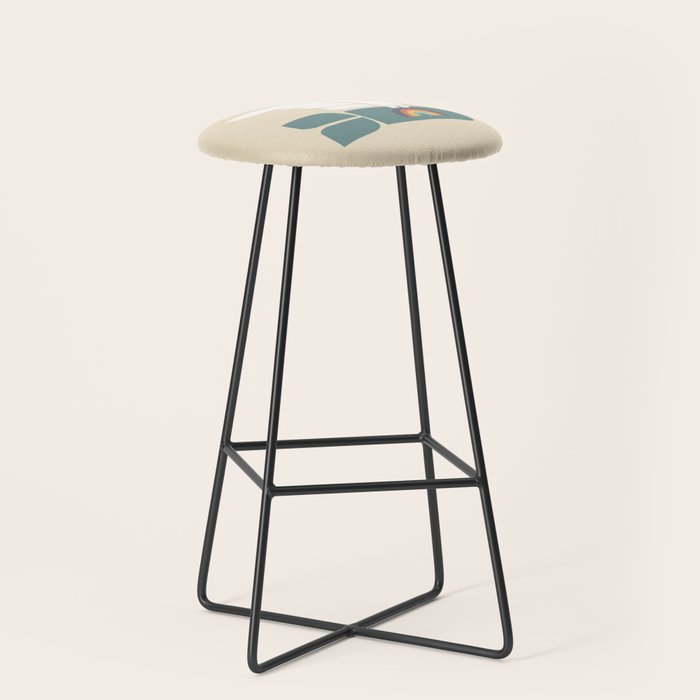 Peace dove and rainbow bomb Stool Gallery Image 1