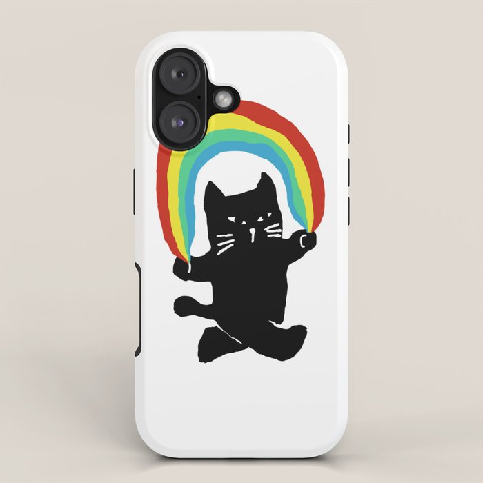 Rainbow cat iPhone Case Gallery Image 1