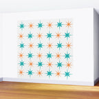 Mid-Century Modern Art Starburst 1.0 Wall Mural Gallery Image 2