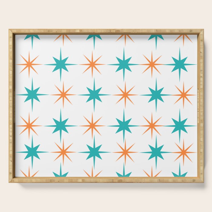 Mid-Century Modern Art Starburst 1.0 Serving Tray Gallery Image 1