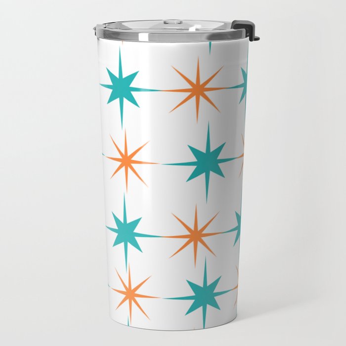 Mid-Century Modern Art Starburst 1.0 Travel Mug Gallery Image 2