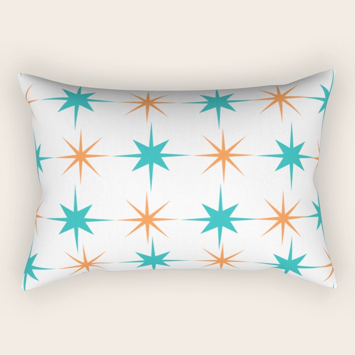 Mid-Century Modern Art Starburst 1.0 Rectangular Pillow Gallery Image 2