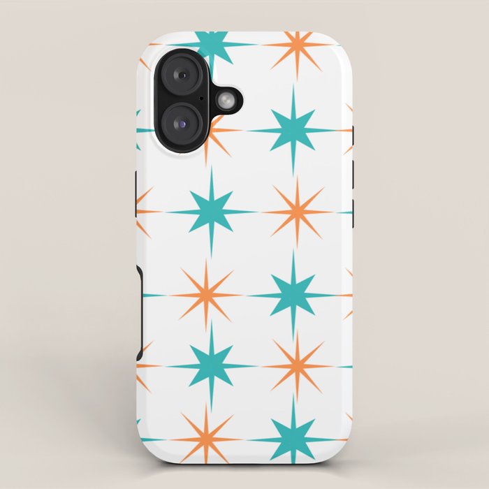 Mid-Century Modern Art Starburst 1.0 iPhone Case Gallery Image 1