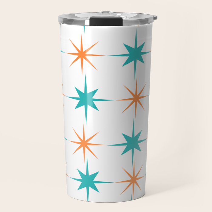 Mid-Century Modern Art Starburst 1.0 Travel Mug Gallery Image 1