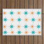 Mid-Century Modern Art Starburst 1.0 Outdoor Rug Gallery Image 1