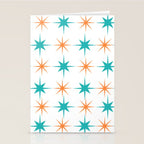 Mid-Century Modern Art Starburst 1.0 Stationery Card Gallery Image 2