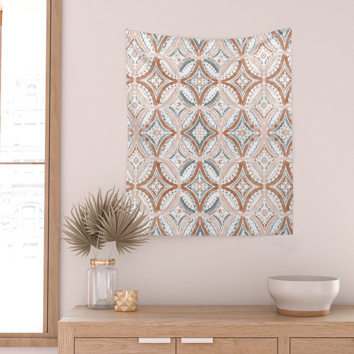 Rustic Medallion Charm Wall Tapestry Gallery Image 2