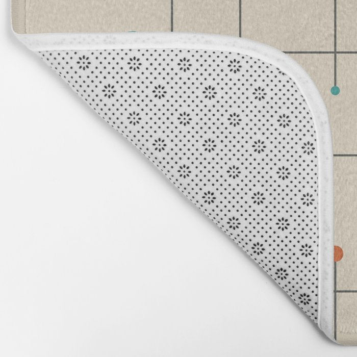 Amazing Mid Century Decoration Bath Mat Gallery Image 2