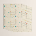 Amazing Mid Century Decoration Wrapping Paper Gallery Image 3