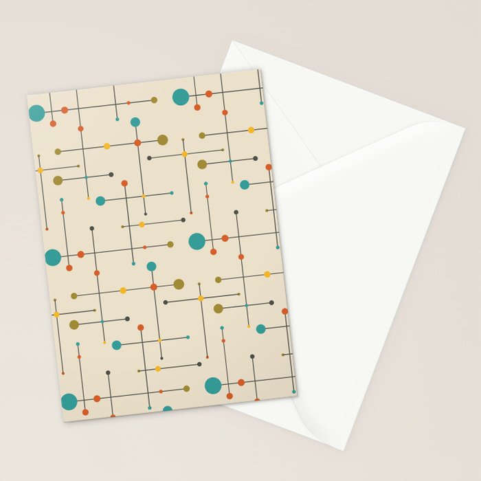 Amazing Mid Century Decoration Stationery Card Gallery Image 2