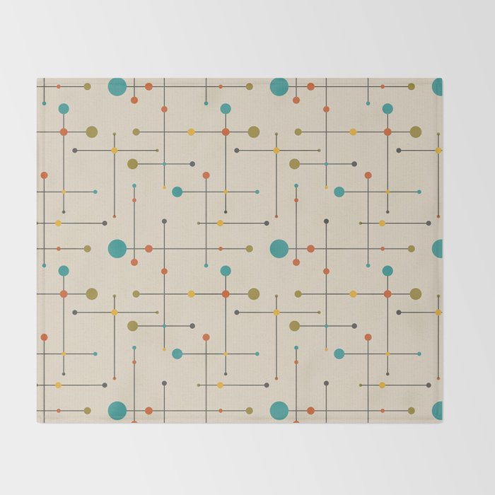 Amazing Mid Century Decoration Throw Blanket Gallery Image 2