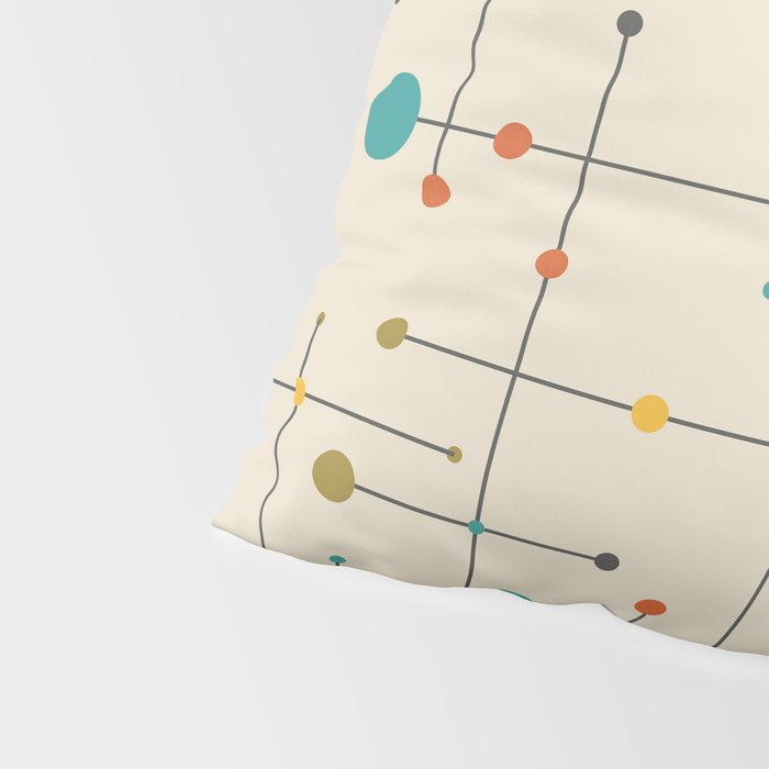 Amazing Mid Century Decoration Pillow Sham Gallery Image 4